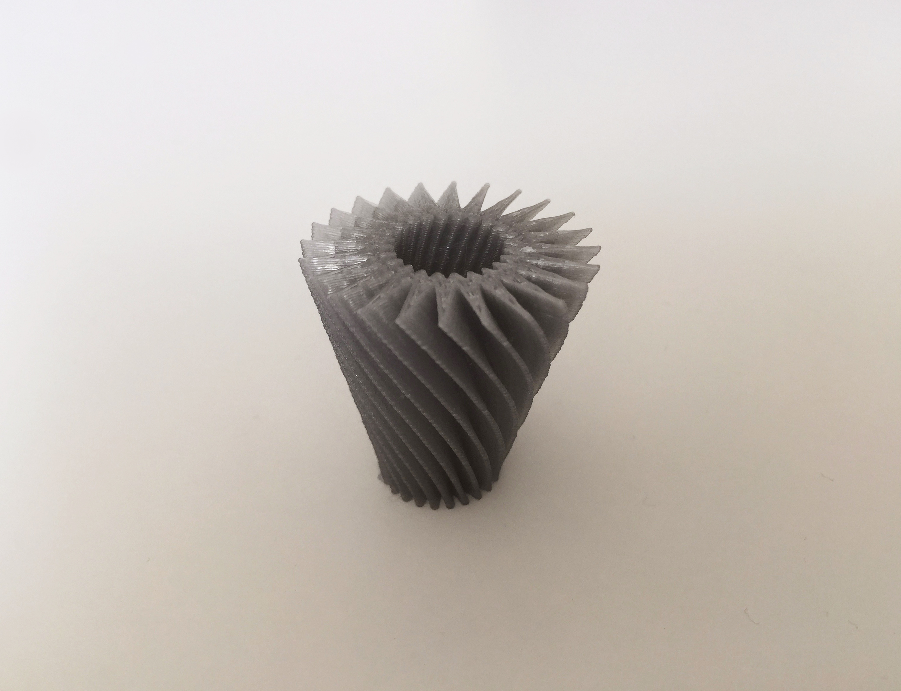 Twisted Star Vase Test