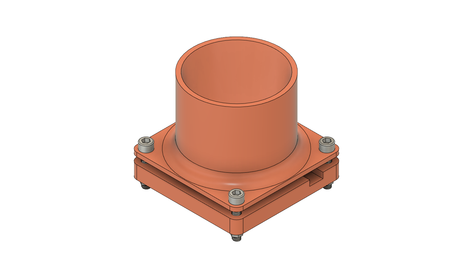 Printer Enclosure 65mm Exhaust Plate
