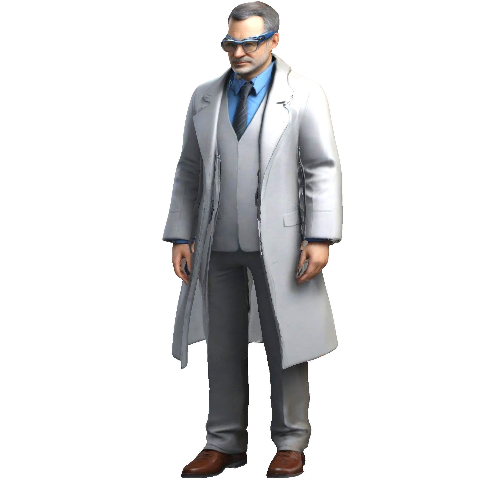 Professional Lab Coat Character
