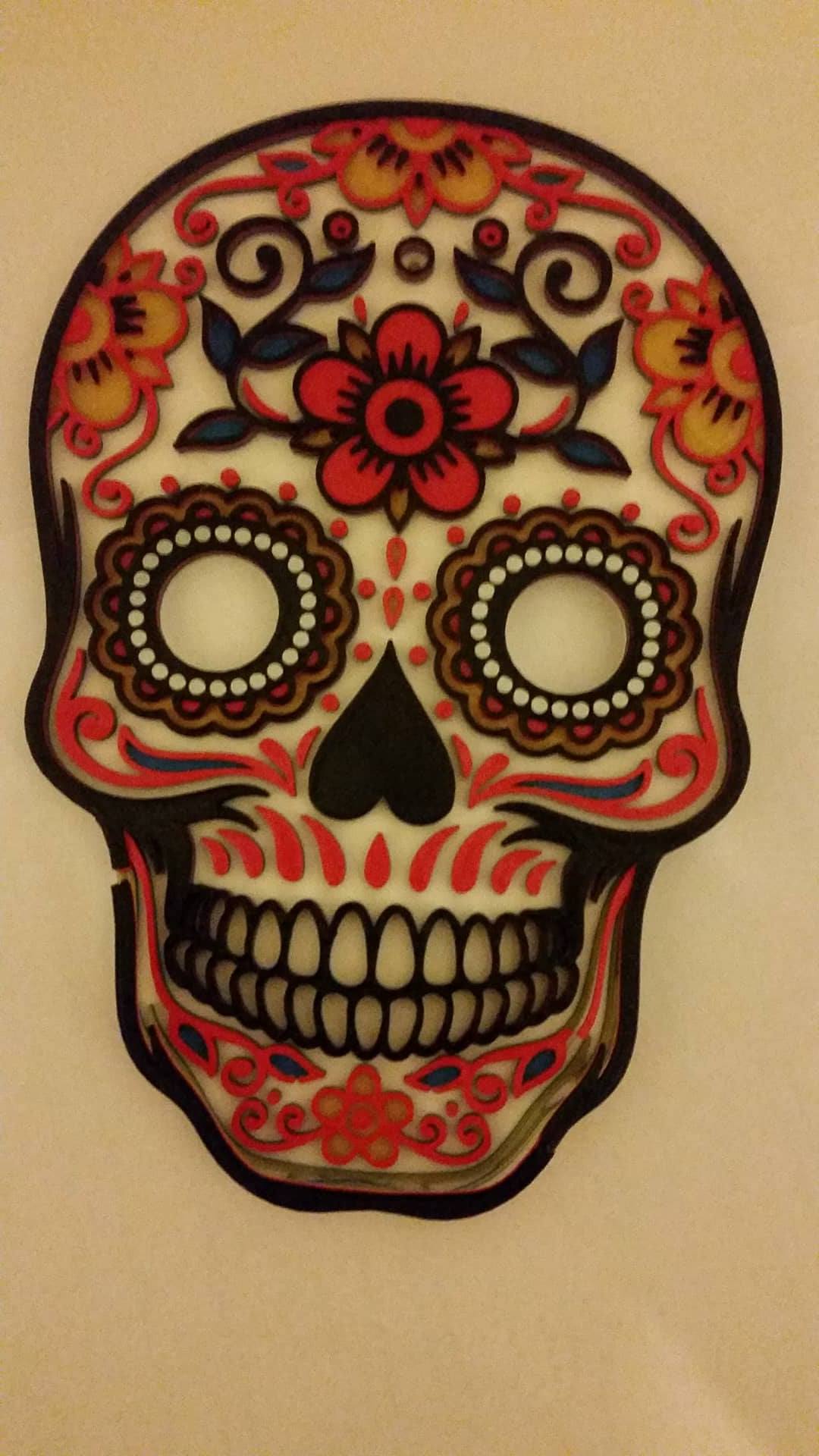 Customizable Day of the Dead Mask