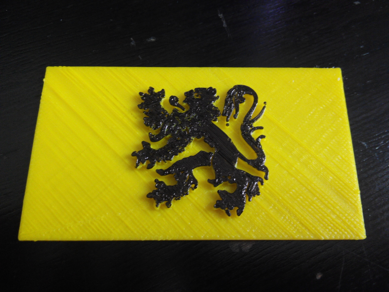 Flandes Flag Lion (De Vlaamse Leeuw)