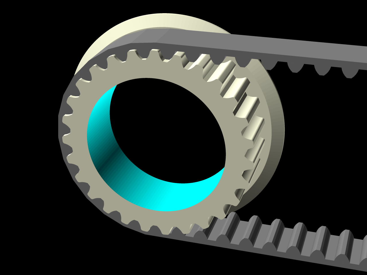 STD Timing Belt Pulley Library for OpenSCAD (S2M, S3M, S5M, S8M, ...)