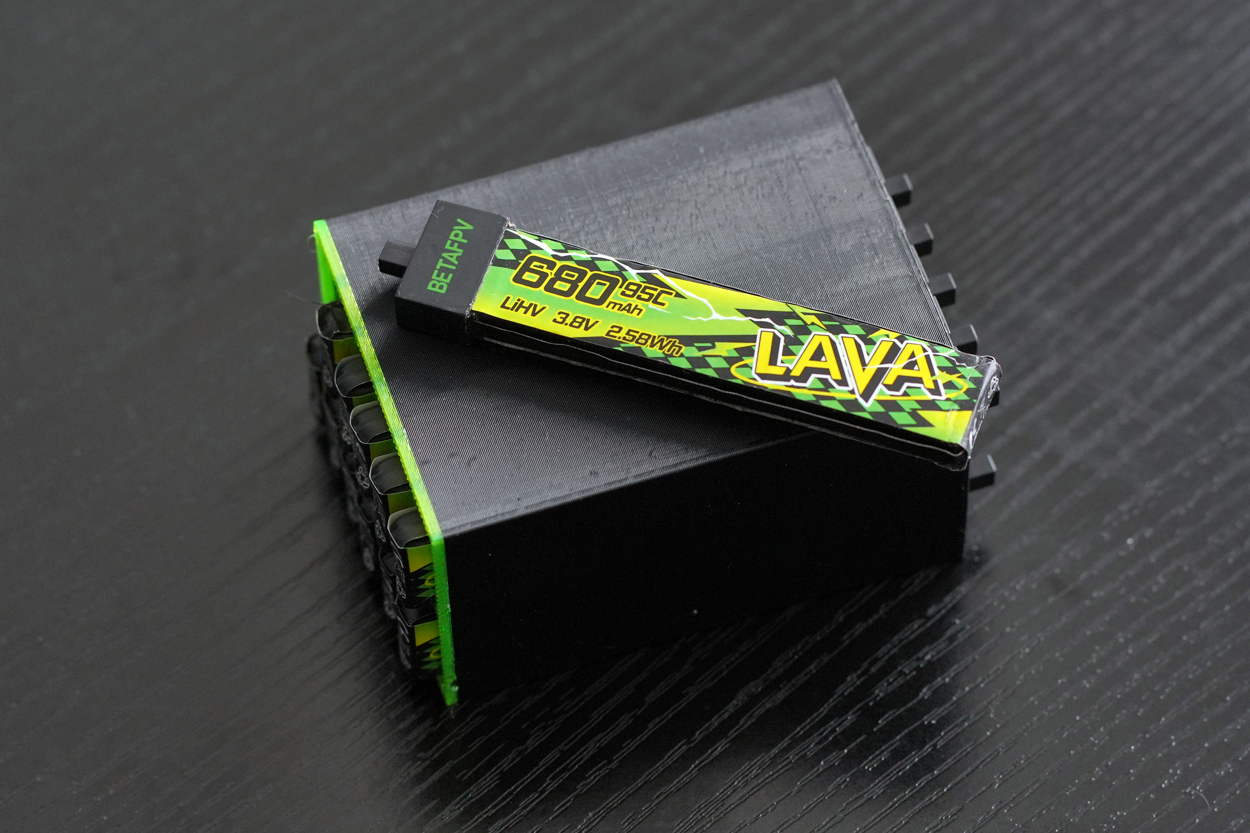 1S Battery Case (12 Slots) for BetaFPV Lava II 680mAh