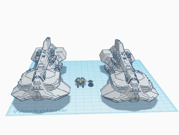 SciFi Salvage Vessel Kitbash (Alien RPG)
