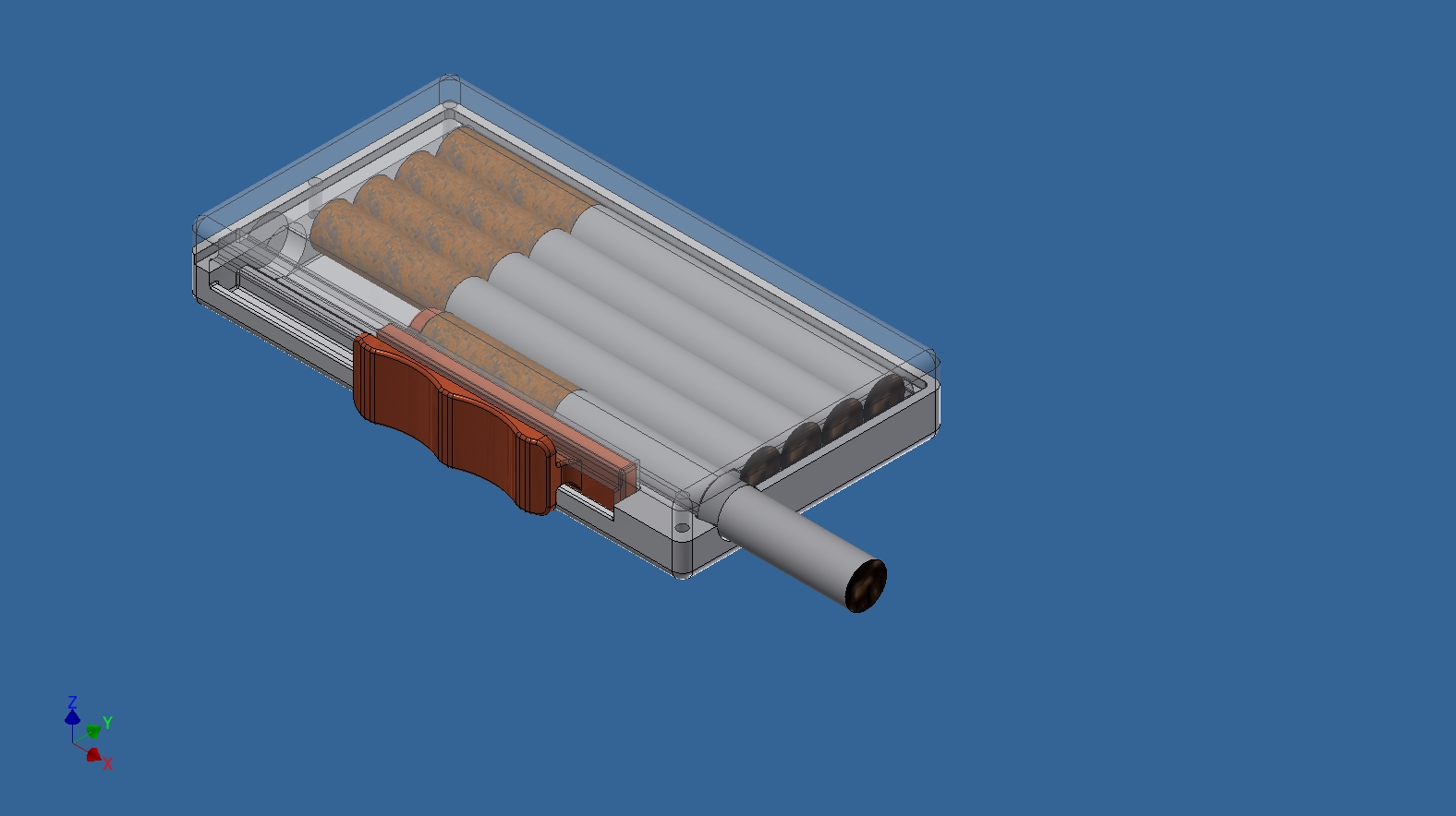 Cigarette Dispenser for Motorcycle