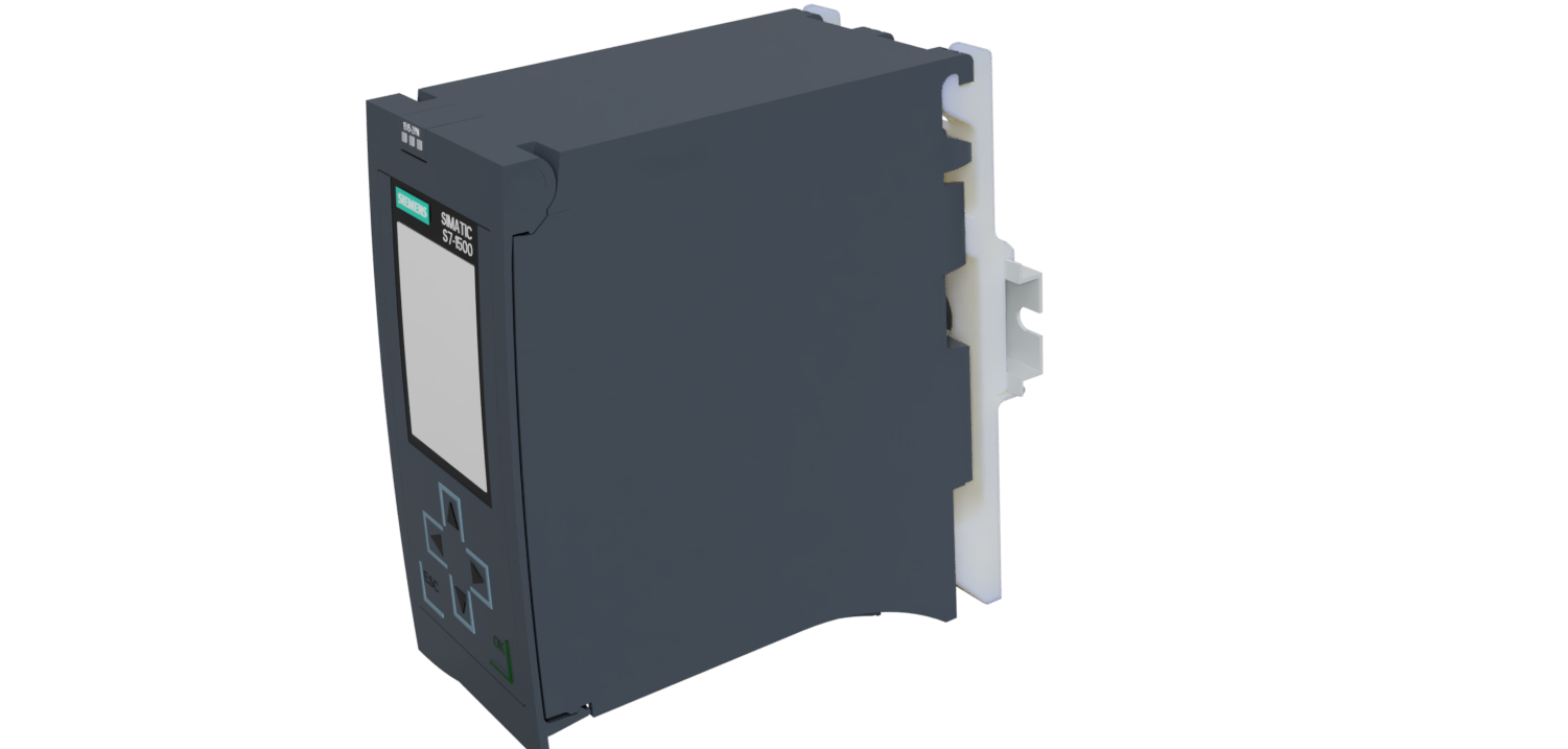 Din rail mount S7 1500 PLC