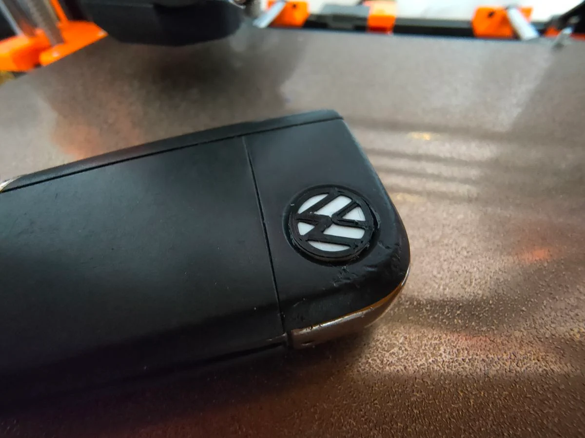 10mm VW Logo for key