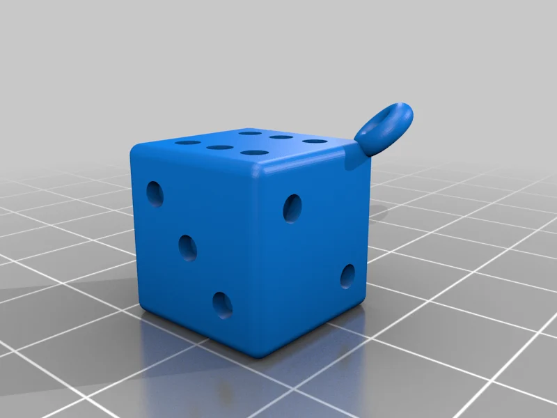 Dice Keychain