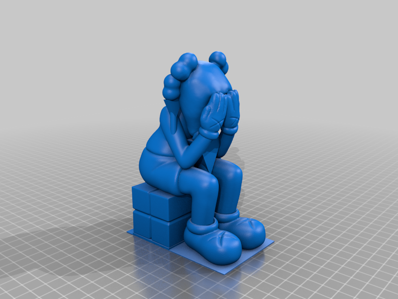 Kaws with correct supports for cleaner print