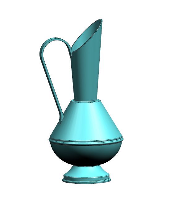 Display Vase with Handle