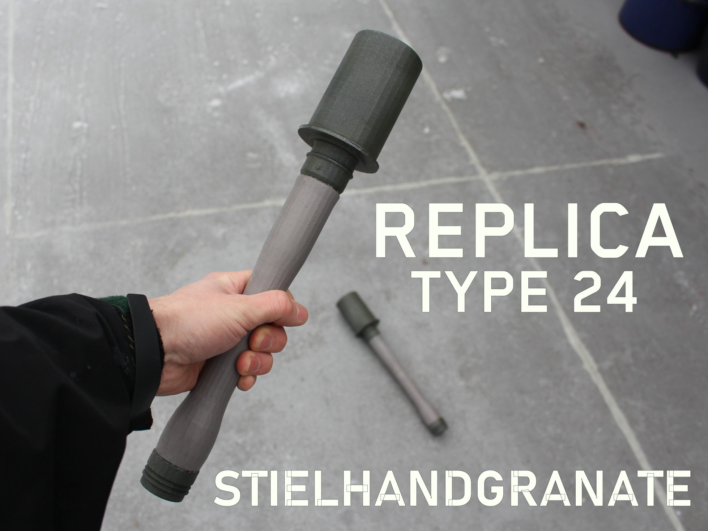 Replica Stielhandgranate