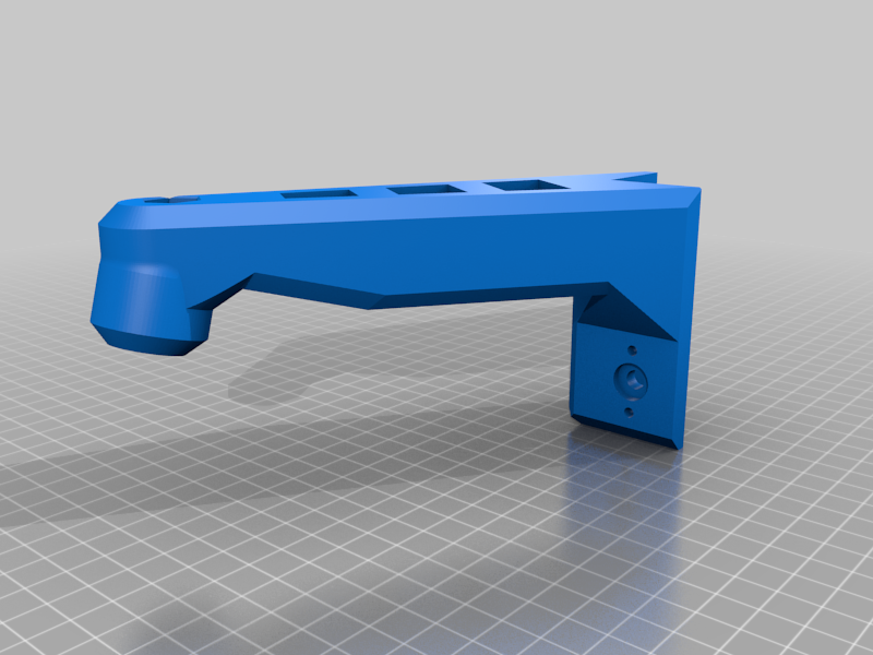 Filament holder for RatRig Vcore printer (no third hand required to unscrew the nut)