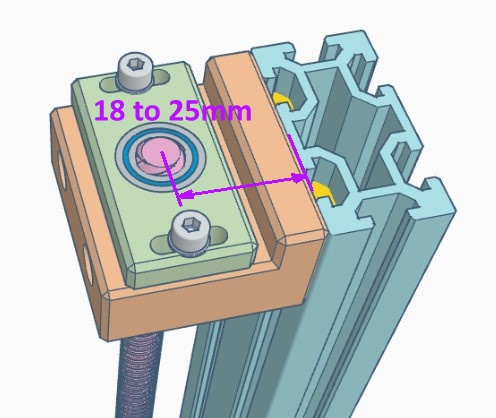 guide for z-axis threaded spindle