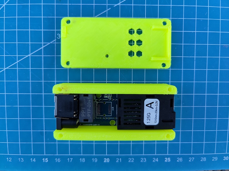 Case for Mini Gigabit Fiber Optical Media Converter