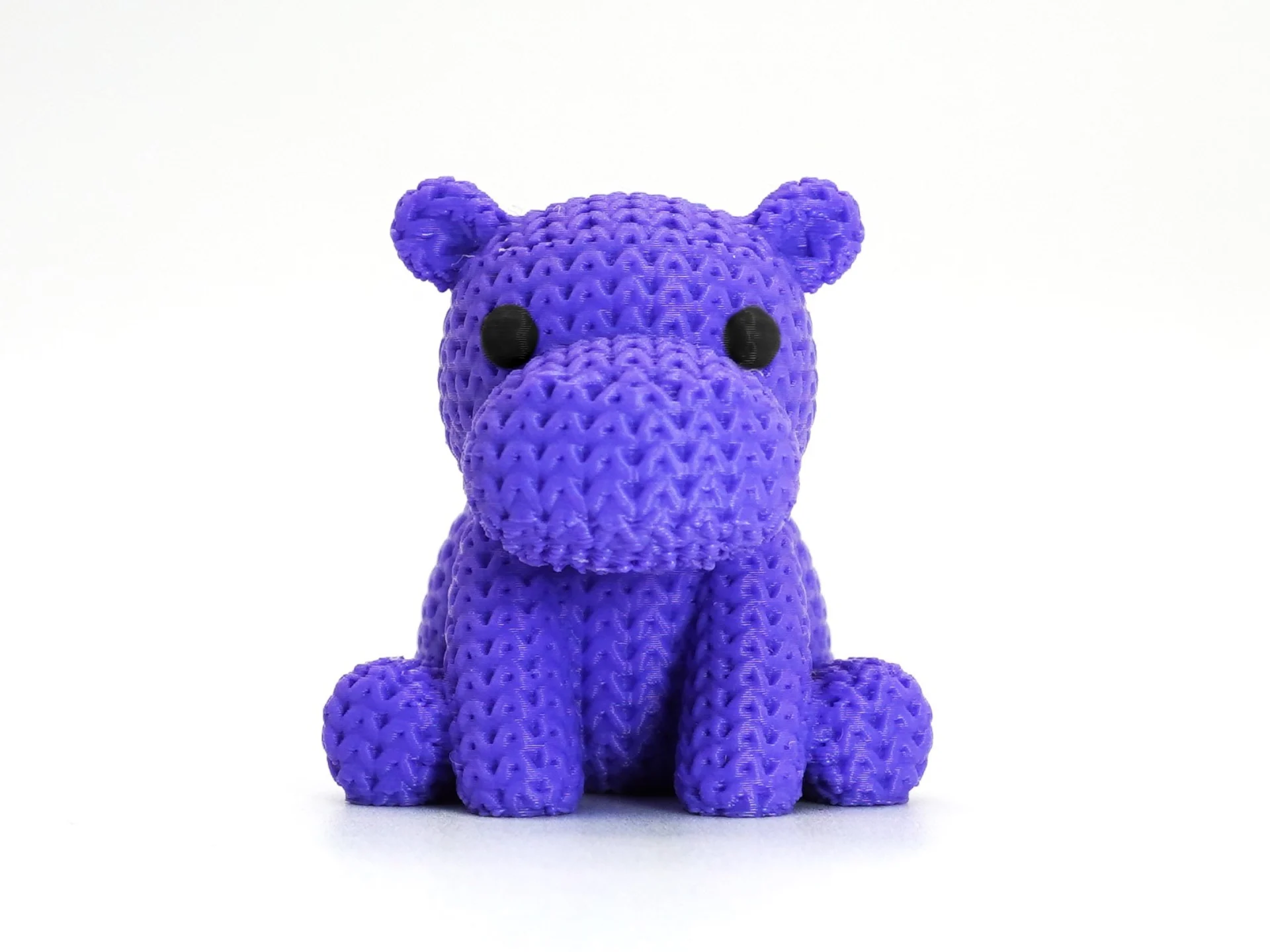 Knitted Hippo