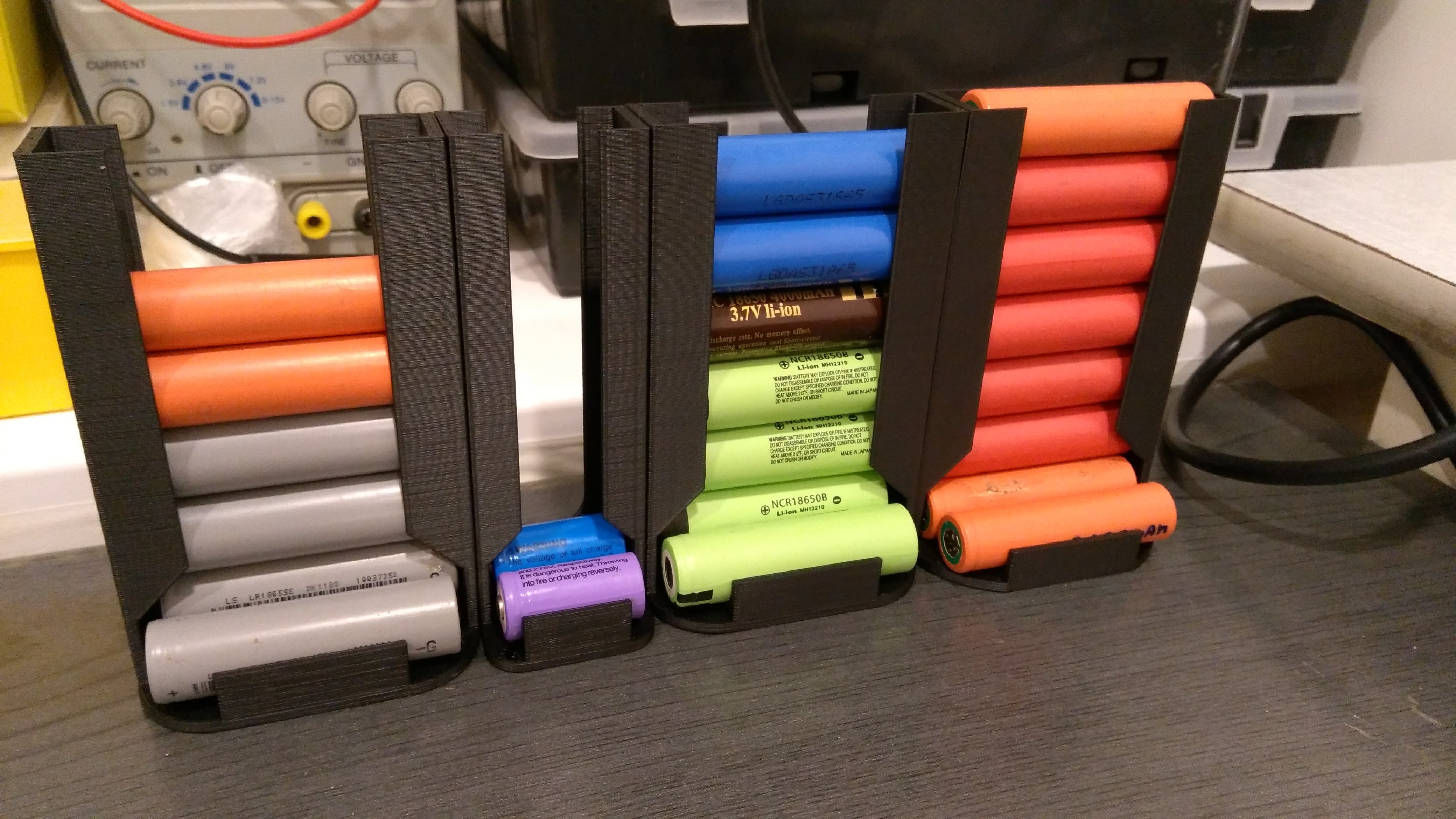 Lithium battery holder 16650 18650 123A
