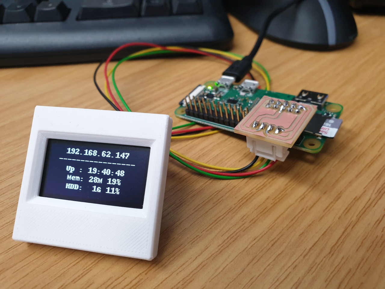 1,3" OLED SH1106 Frame with Source (DesignSpark Mechanical)