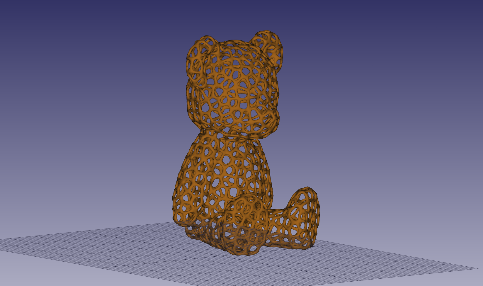 Voronoi Teddy Bear
