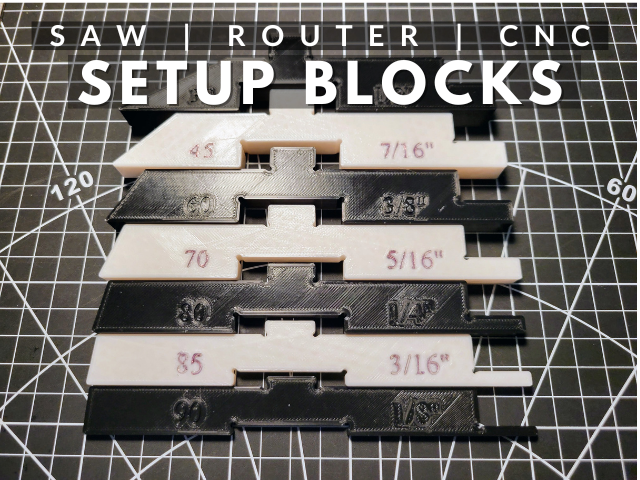 Setup Blocks for Routers and Saws