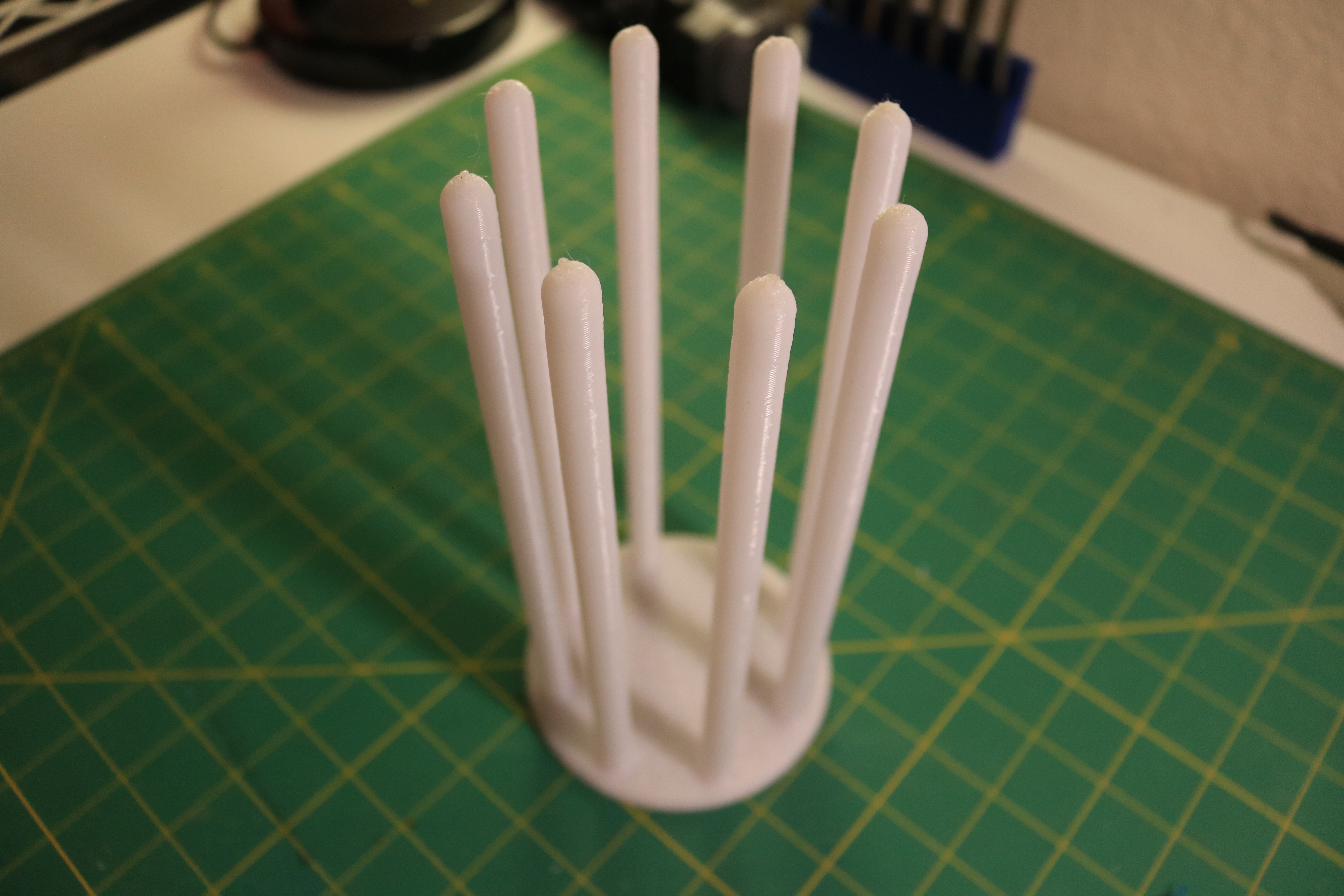 Plastic Bag Drying Rack w/ Added Height Adapter