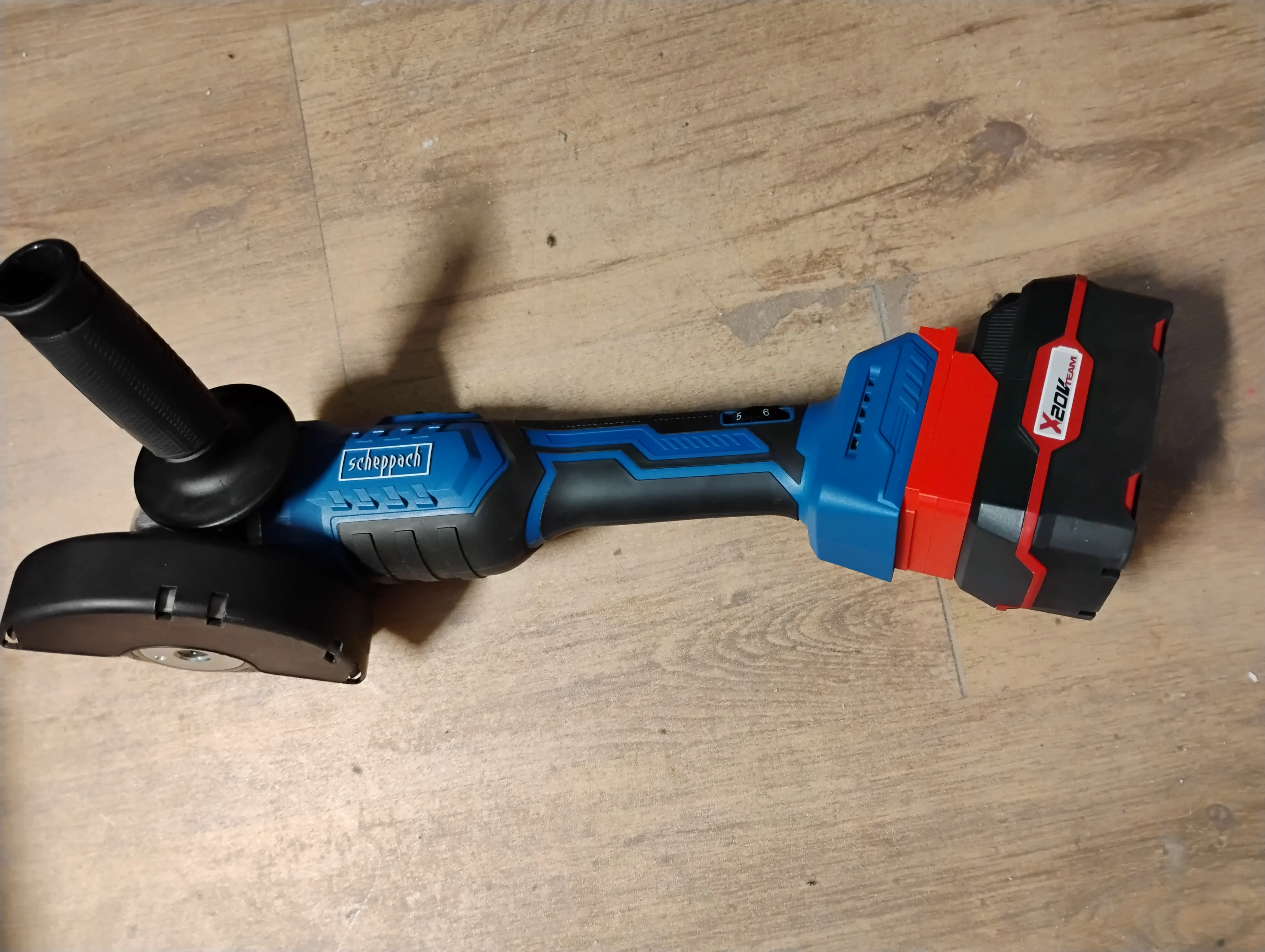 Lidl Parkside x20team 20V Akku Adapter auf Scheppach IXES 20V Geräte