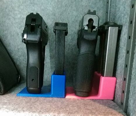 Handgun Stand and Magazine holder