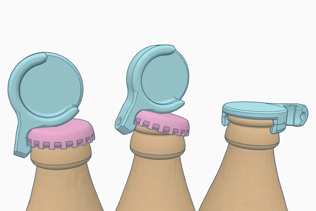 crown cork bottle opener/cap