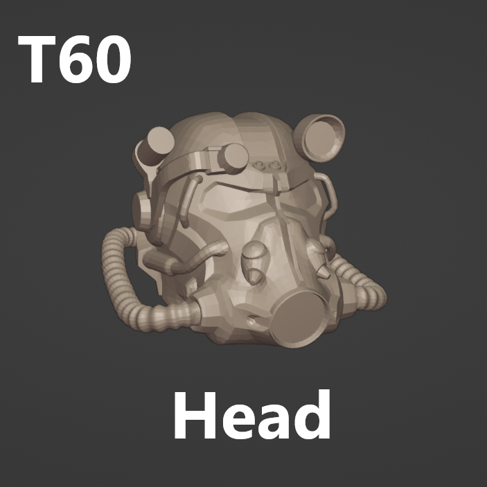 Fallout Power Armor T60 Head