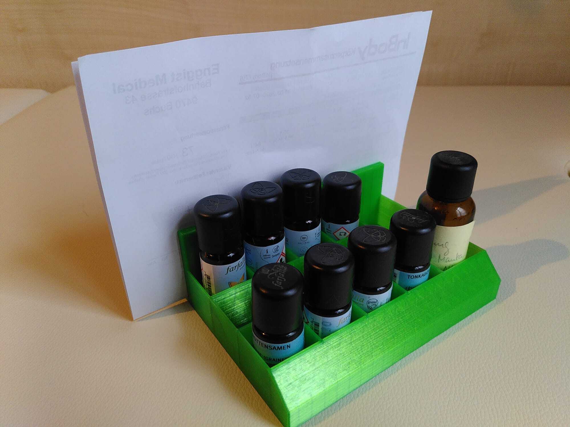 Aromatherapy Organizer for Essential Oil Bottles (Healthcare & Home Use)