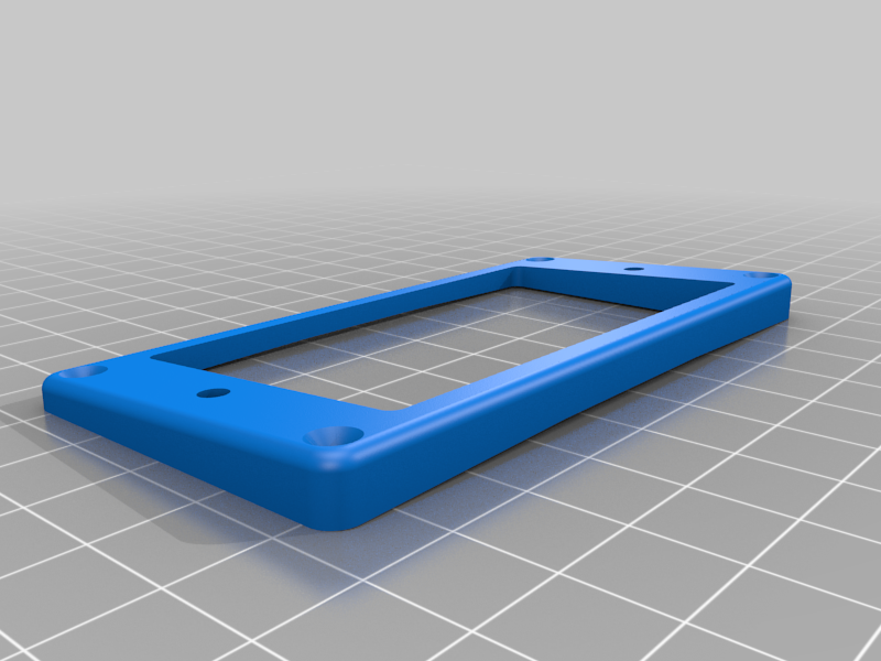 Humbucker Frame for Guitar with cuvred top