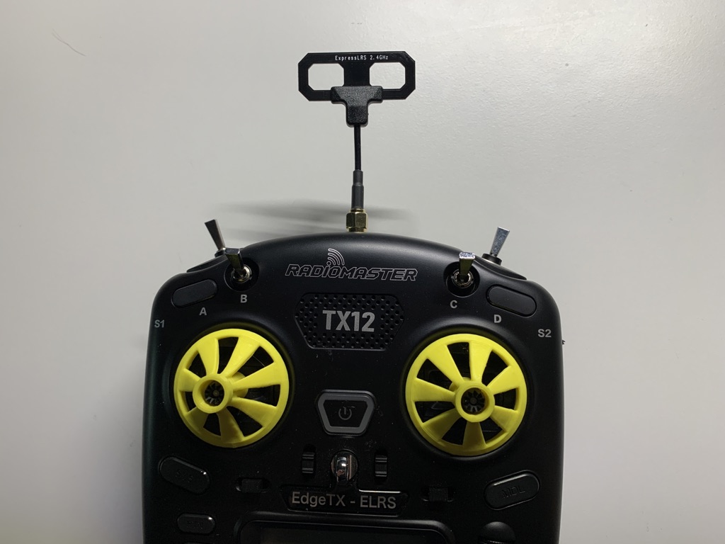Radiomaster TX12 Mark 2 non-rotating antenna mount, connector upgrade