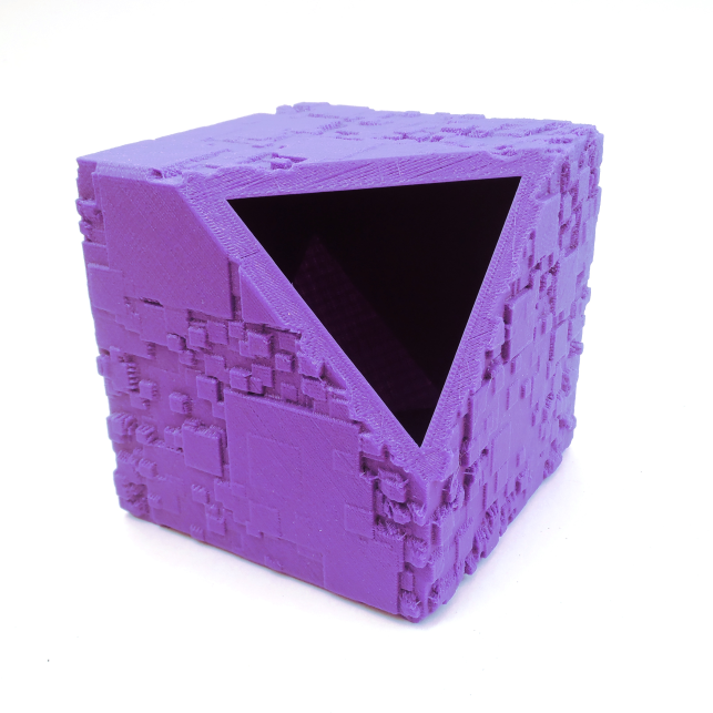 Random generated cube planter