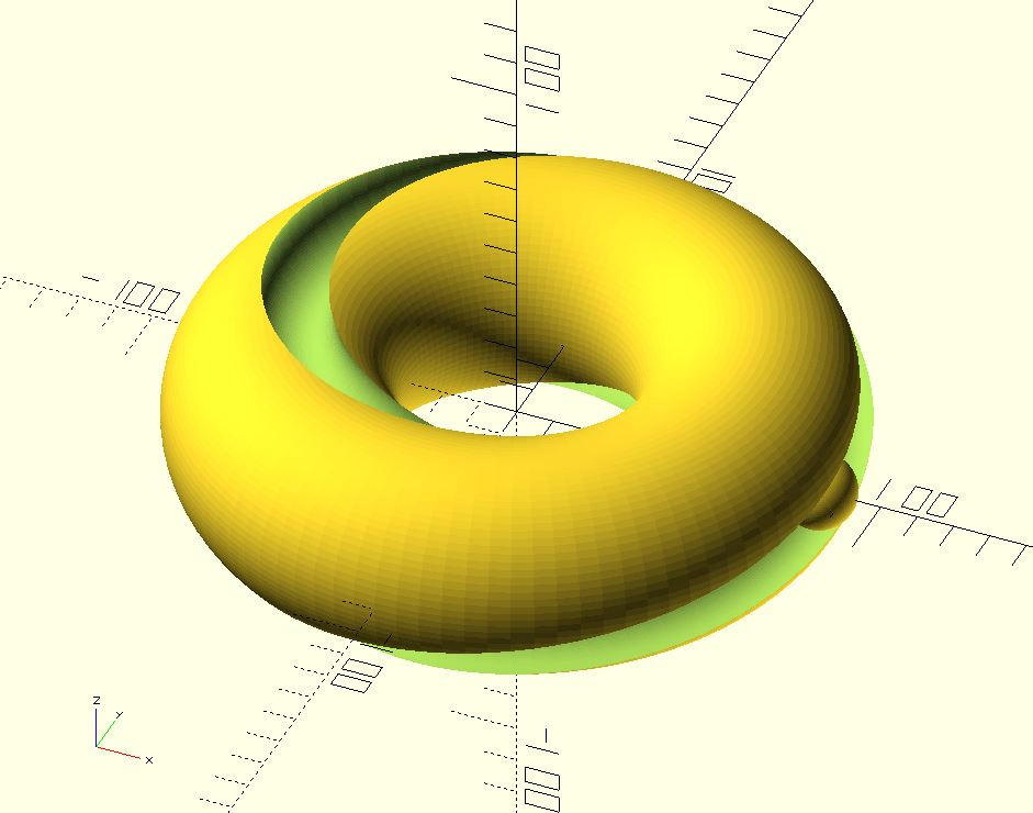 Customizable Bearing Captured in Möbius Cut