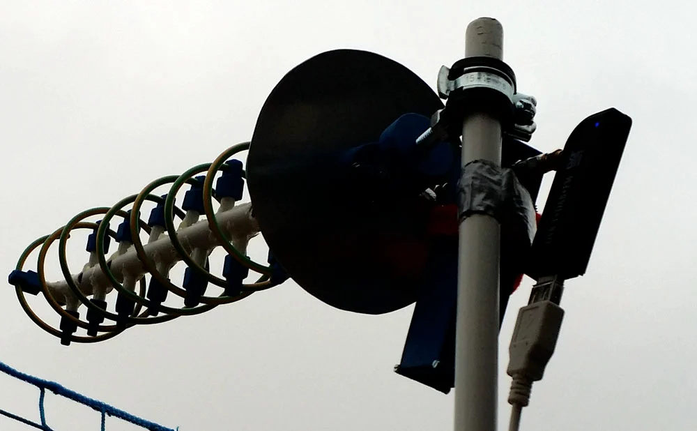 INMARSAT 8 Turn Helical Antenna RHCP