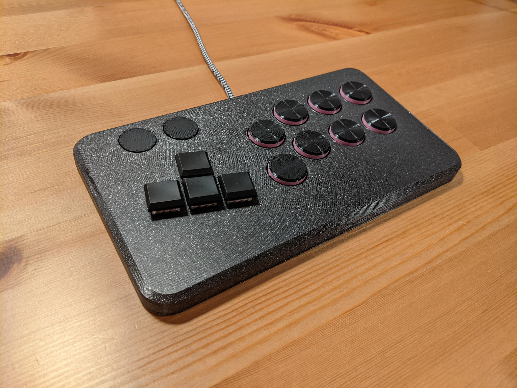 Slimbox M: mixbox-layout low profile fightstick