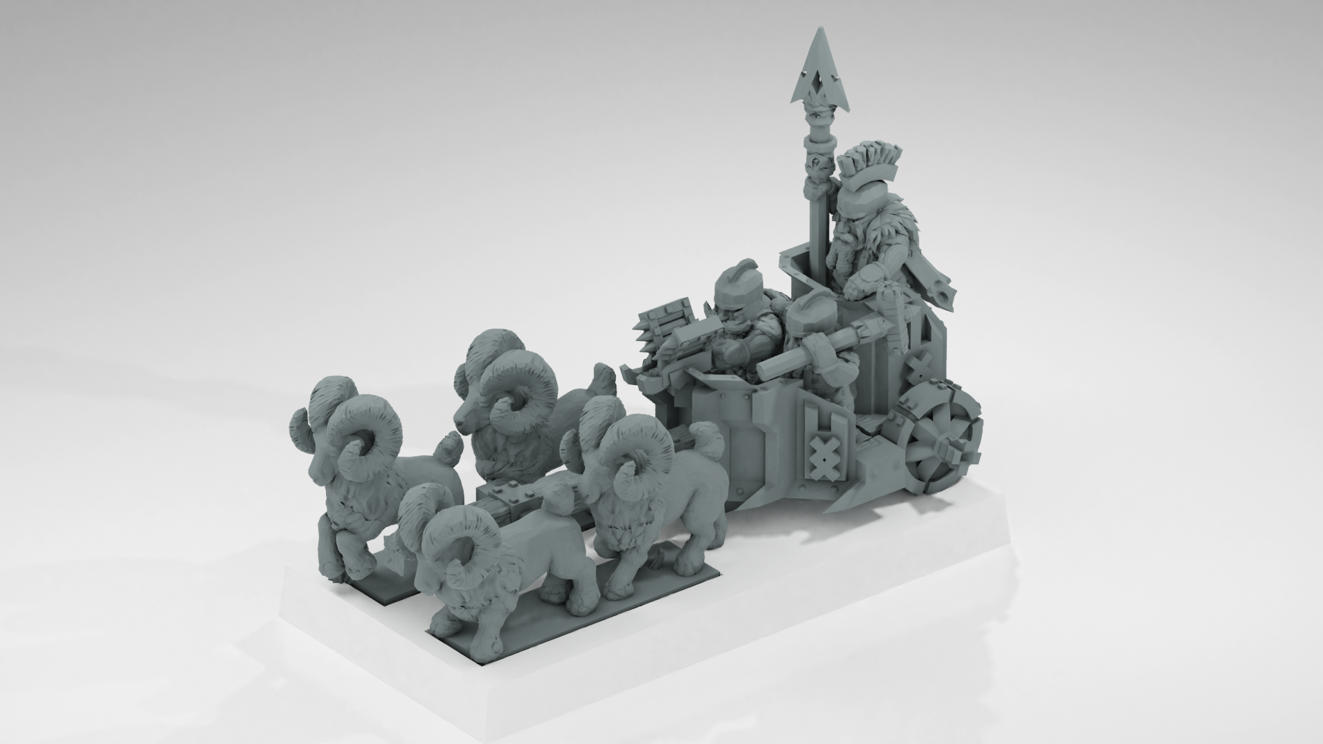 Warmaster Dwarfs Chariot