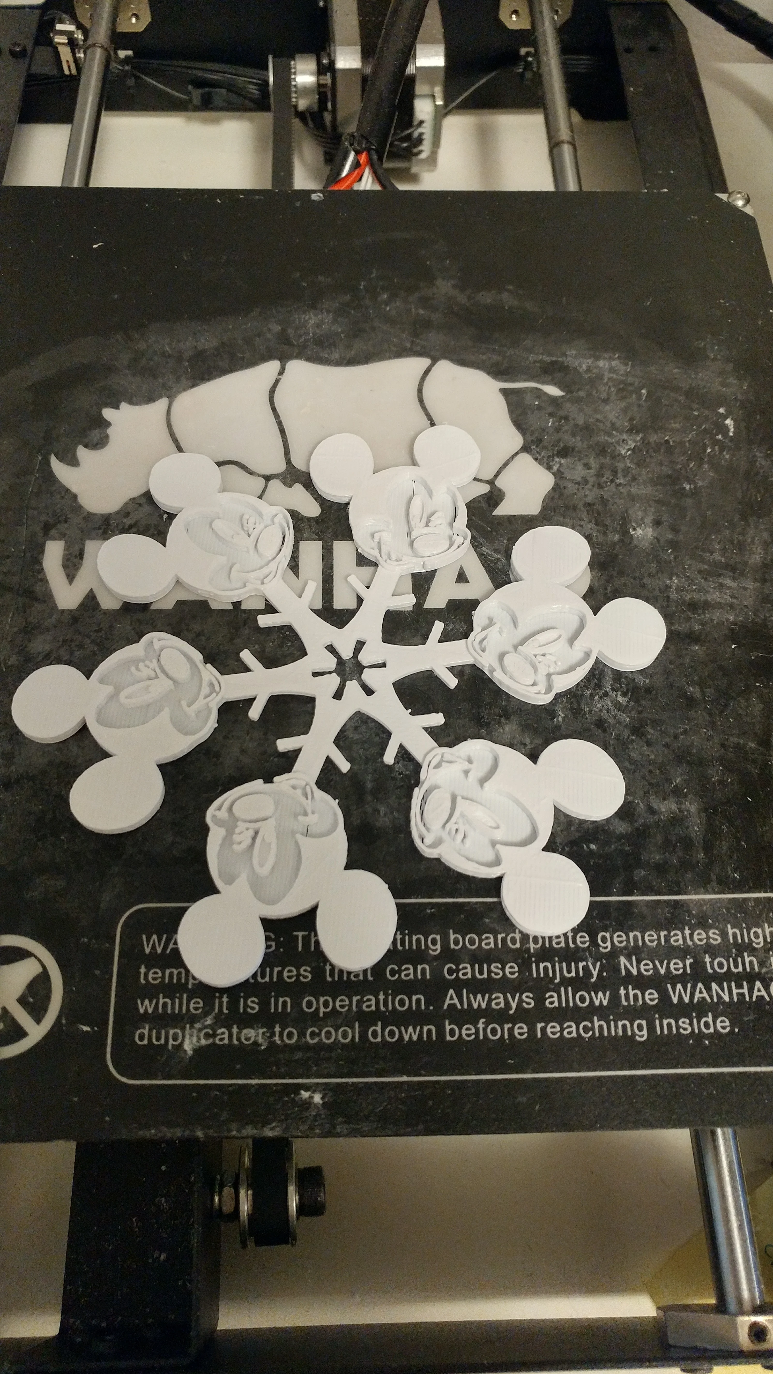 Mickey Mouse Snow Flake