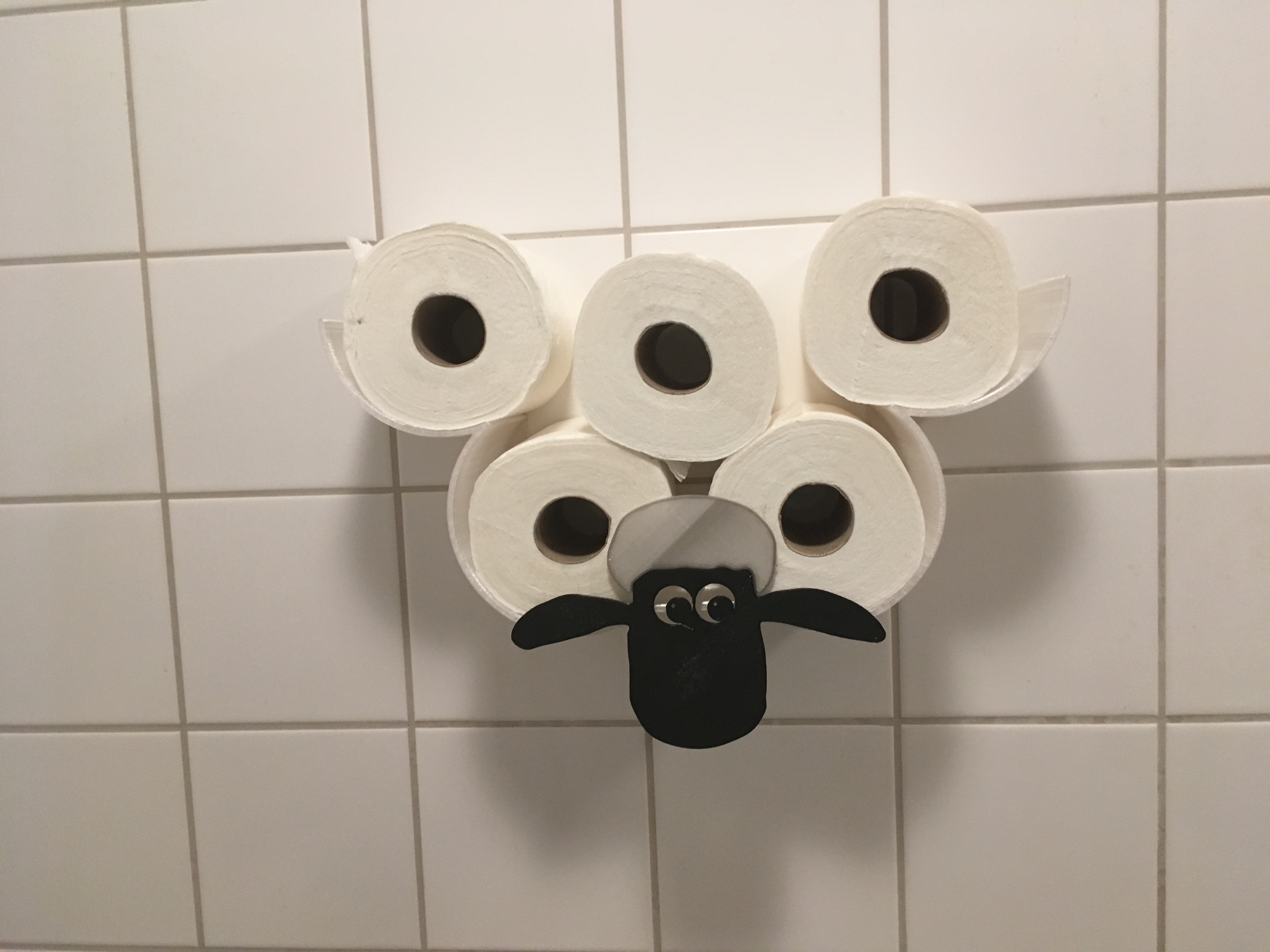 Toilet paper holder (Shaun)