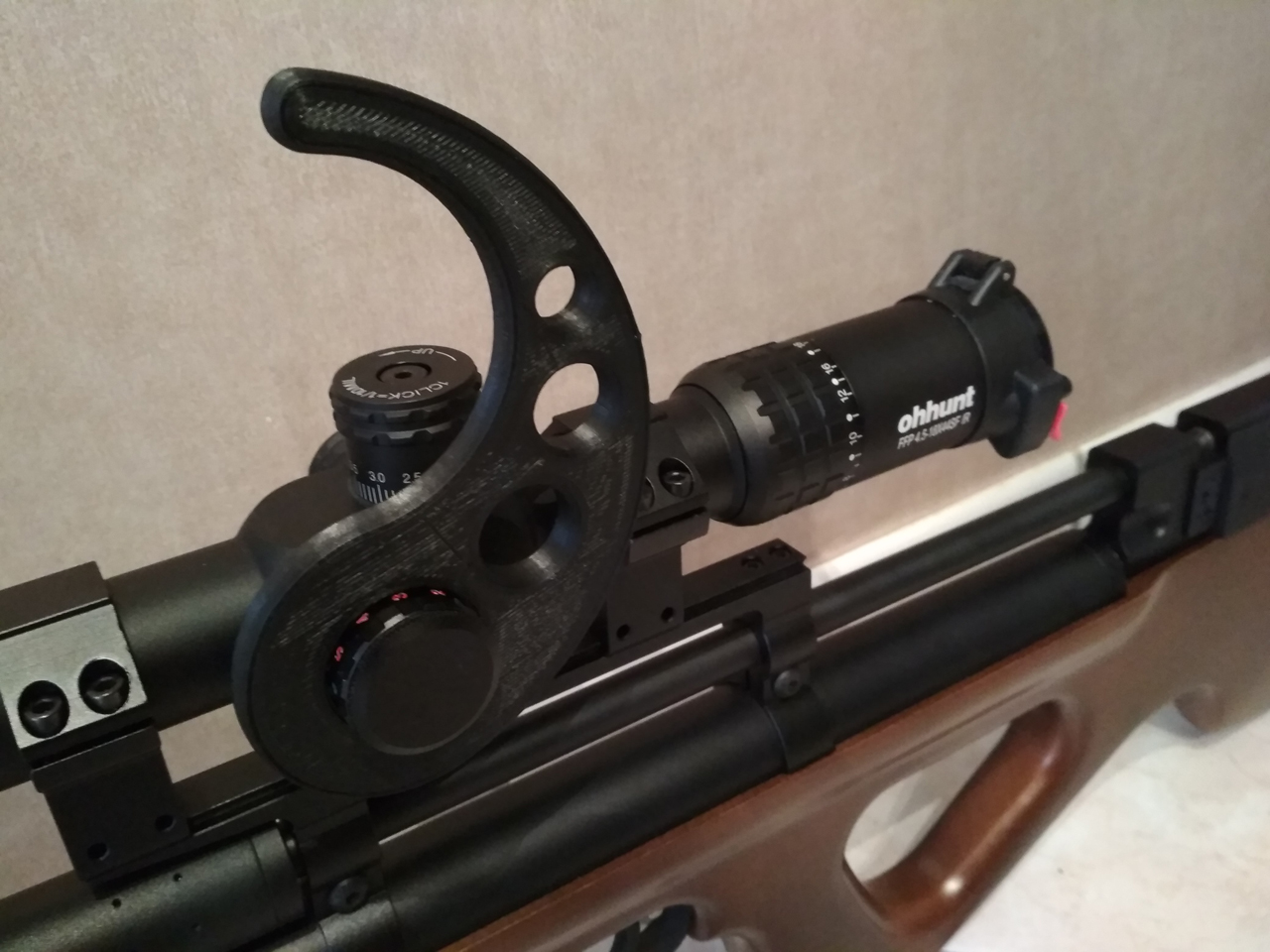 Parallax focus wheel for ohhunt