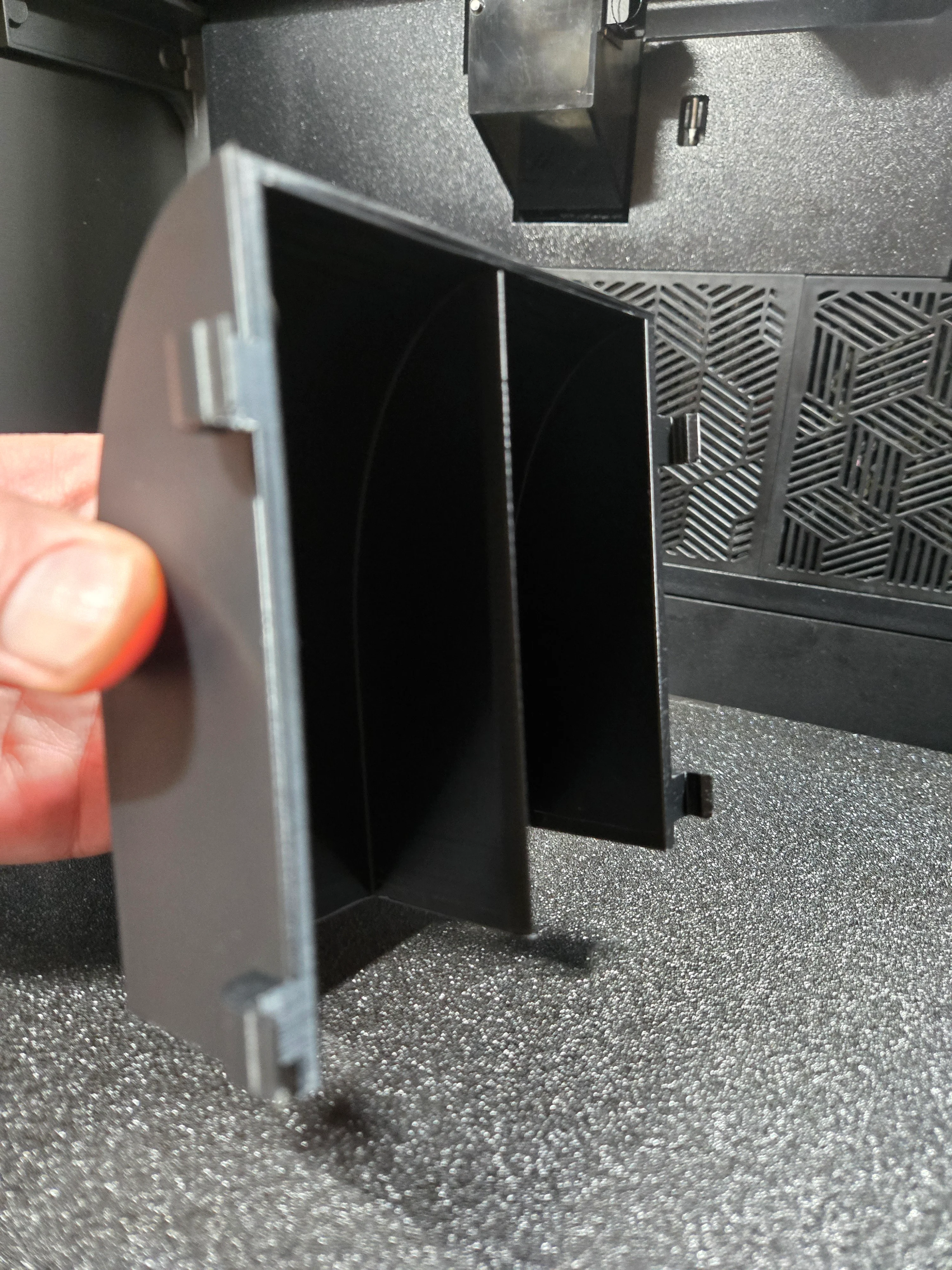 K2 Plus Heater Clip-on shield diverter diffuser