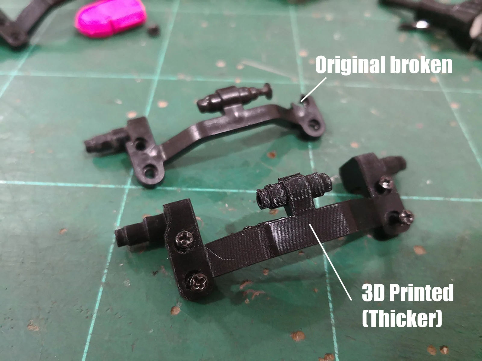 WPL C14 Axle Truss Link Mount Bridge Spare Part