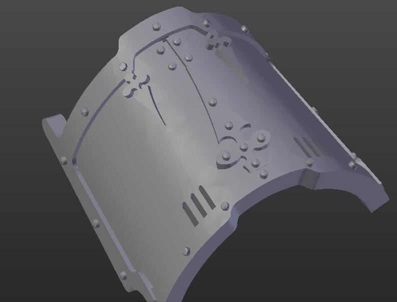 ultra smooth armor pieces for royal chevaliers