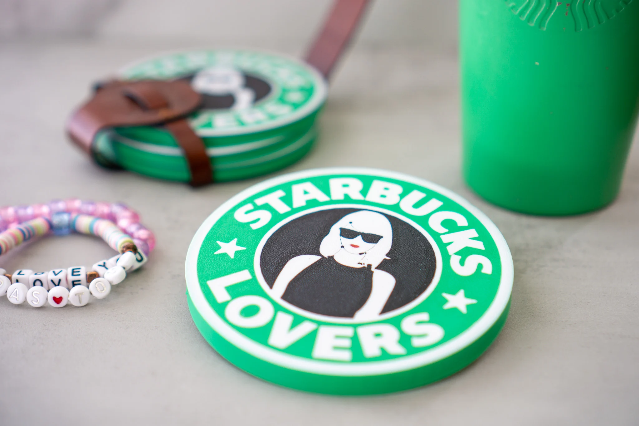T Swift Starbucks Lovers Coaster