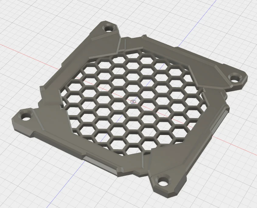 120 and 140mm Fan Grill Asus Rog like