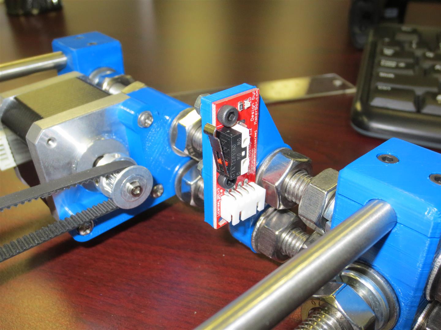 Improved y-axis endstop (Mech Endstop) rear mount for Prusa i3