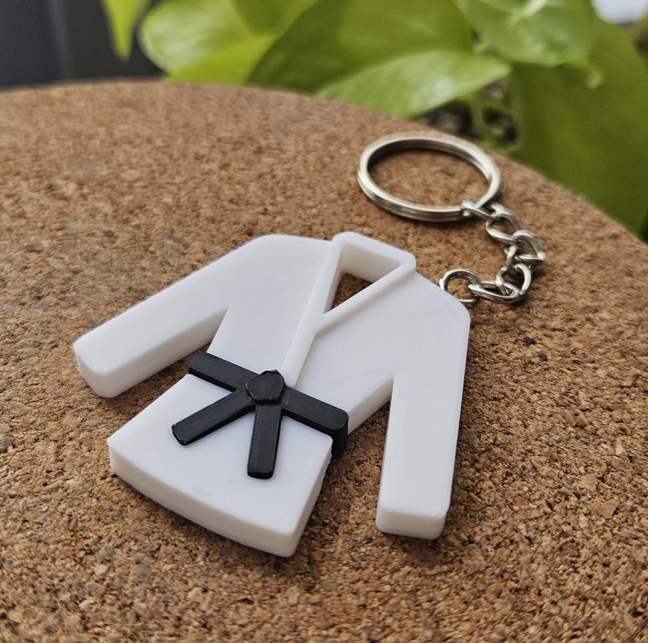 Kimono Keychain | Minimal Judo Keyring