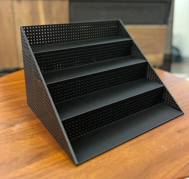 Modular Cologne Display Shelf - Up to 16 Bottles, Hollow Design, No Supports Needed!