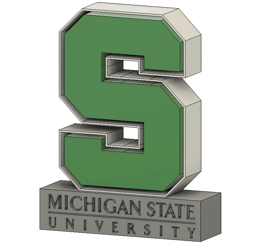 Michigan State Plaque