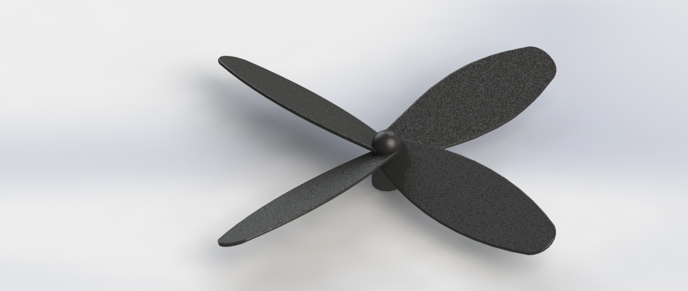 propeller (helicopter) 4 blades