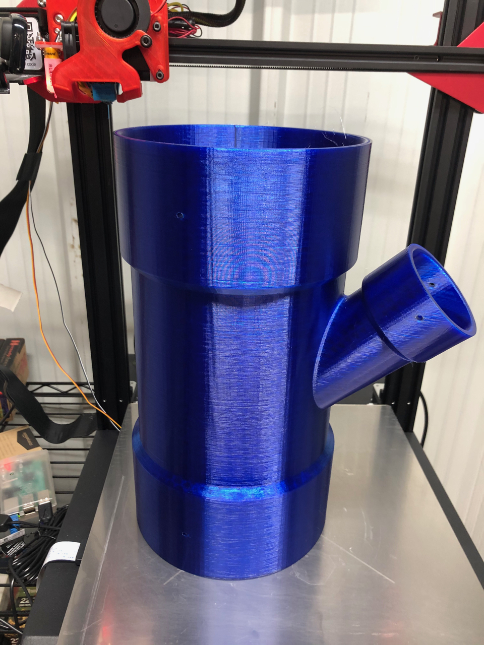 Dust collection fitting - 6"-to-2" Wye